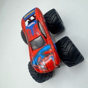 Hot Wheels SPIDER MAN 2001 Monster Jam Truck Original Rare Marvel Series 1/64
